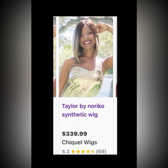 Ombre/Rooted Noriko Taylor lace front wig - Picture 2 of 12